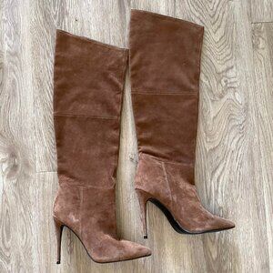 STEVE MADDEN Suede Tall Boots - Size 7.5